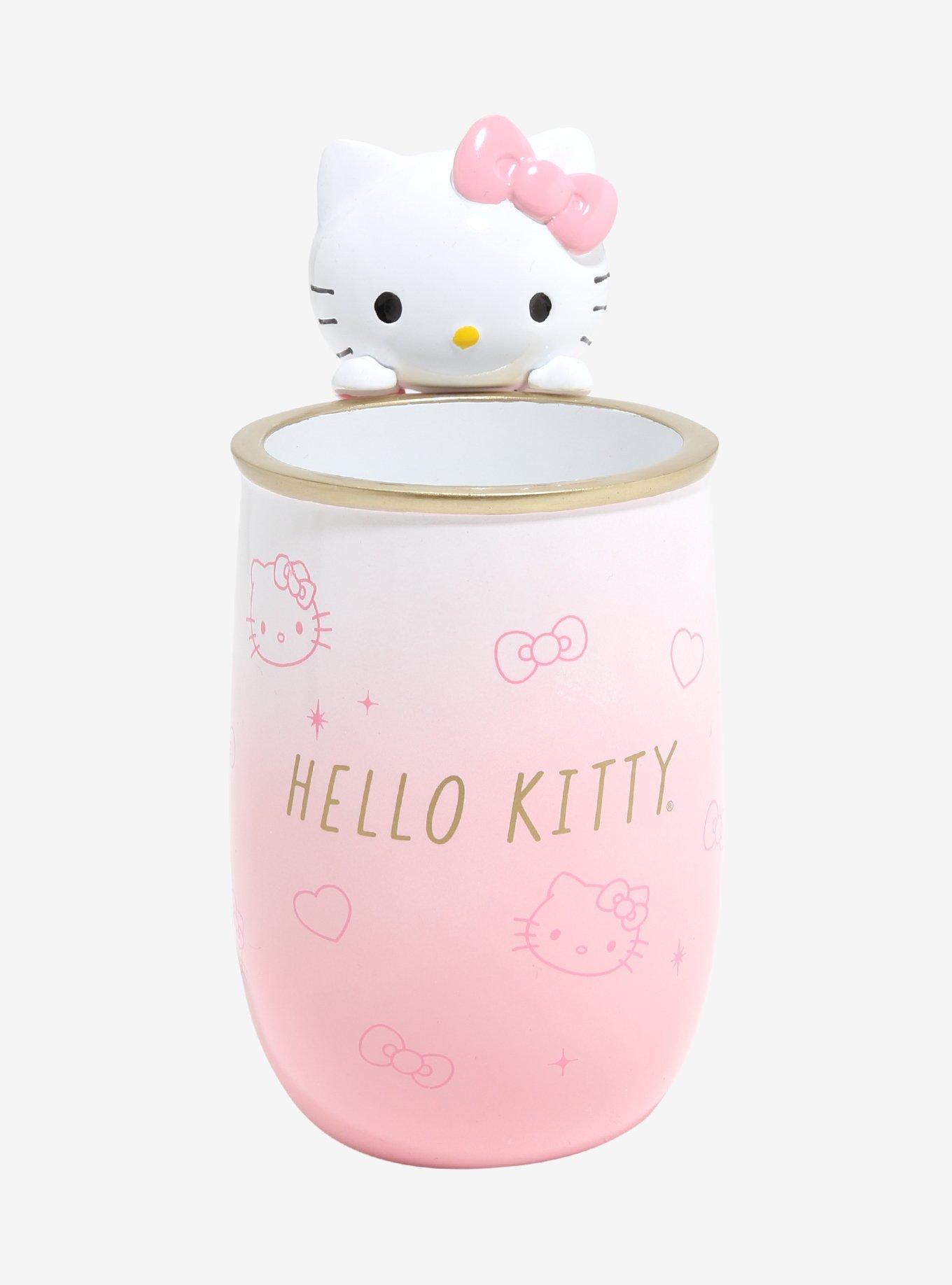 Hello Kitty Pink Bathroom Tumbler, , hi-res