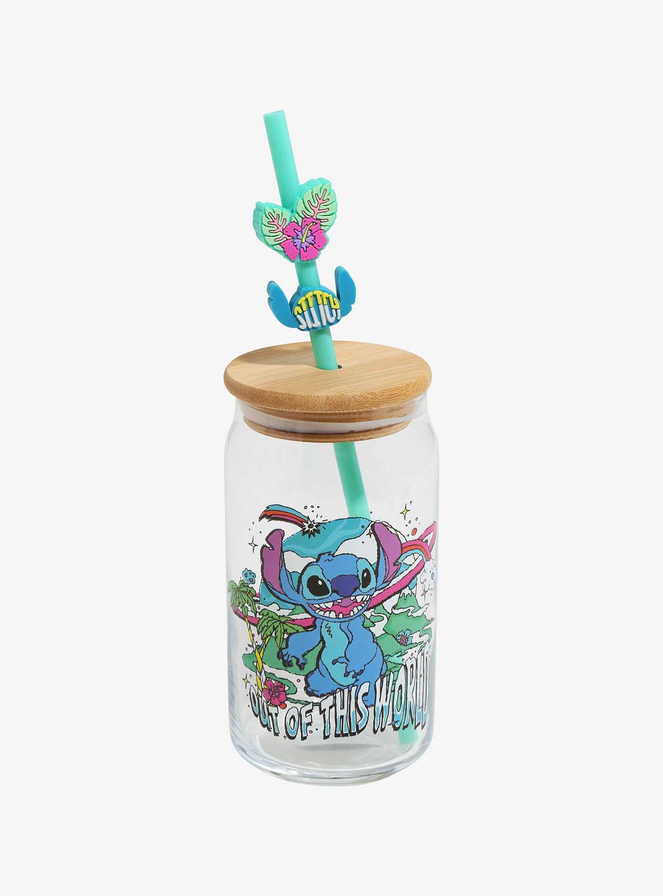 Disney Lilo & Stitch Tropical Glass Travel Cup, , hi-res