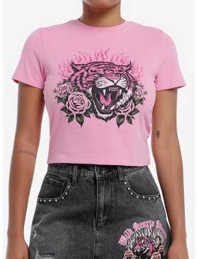 Sweet Society Roaring Tiger Pink Girls Baby T-Shirt, , hi-res