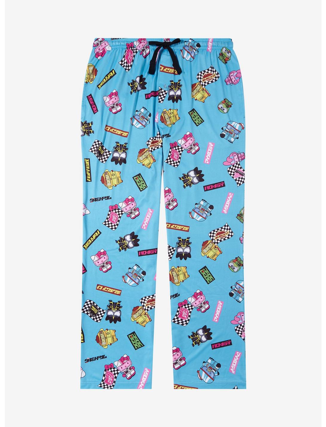 Sanrio Hello Kitty and Friends Racing Allover Print Sleep Pants — BoxLunch Exclusive, BLUE, hi-res