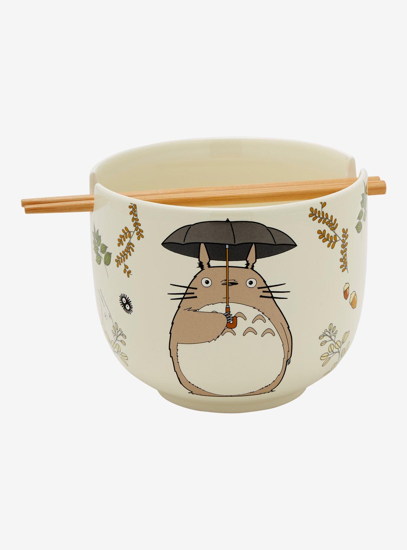 Studio Ghibli My Neighbor Totoro Umbrella Totoro Ramen Bowl with Chopsticks - BoxLunch Exclusive