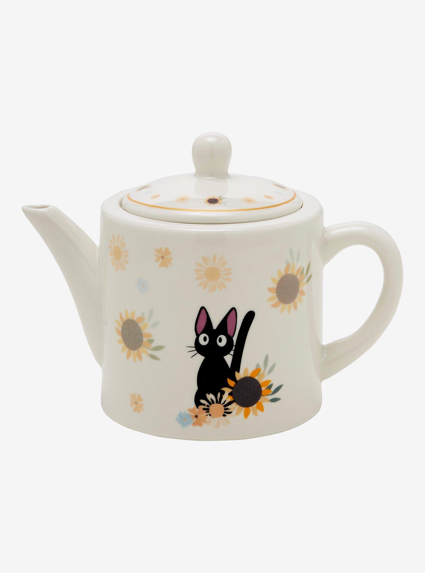 Studio Ghibli Kiki's Delivery Service Jiji Sunflower Teapot - BoxLunch Exclusive