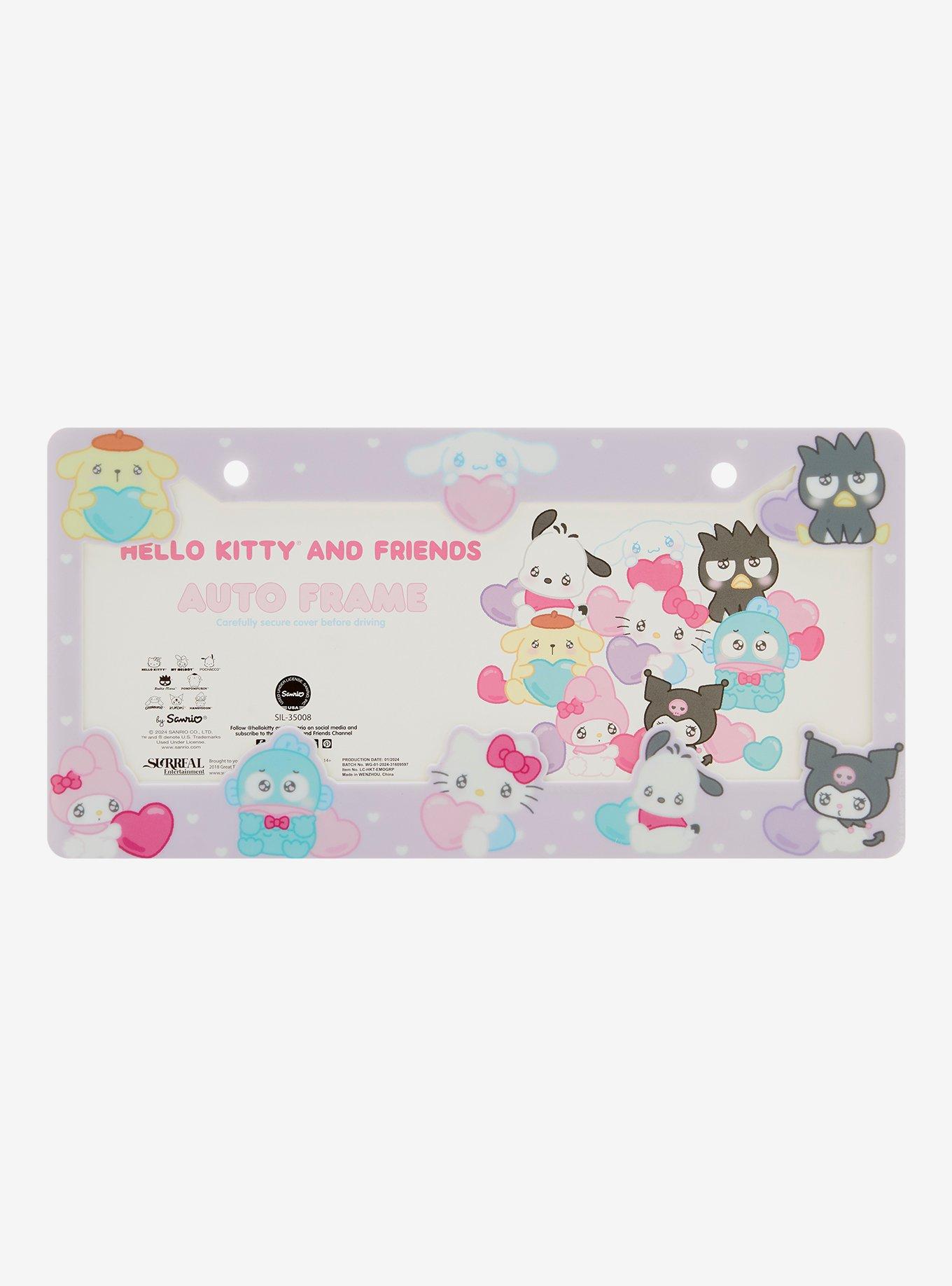 Sanrio Hello Kitty and Friends Emo-Kyun License Plate Frame - BoxLunch Exclusive