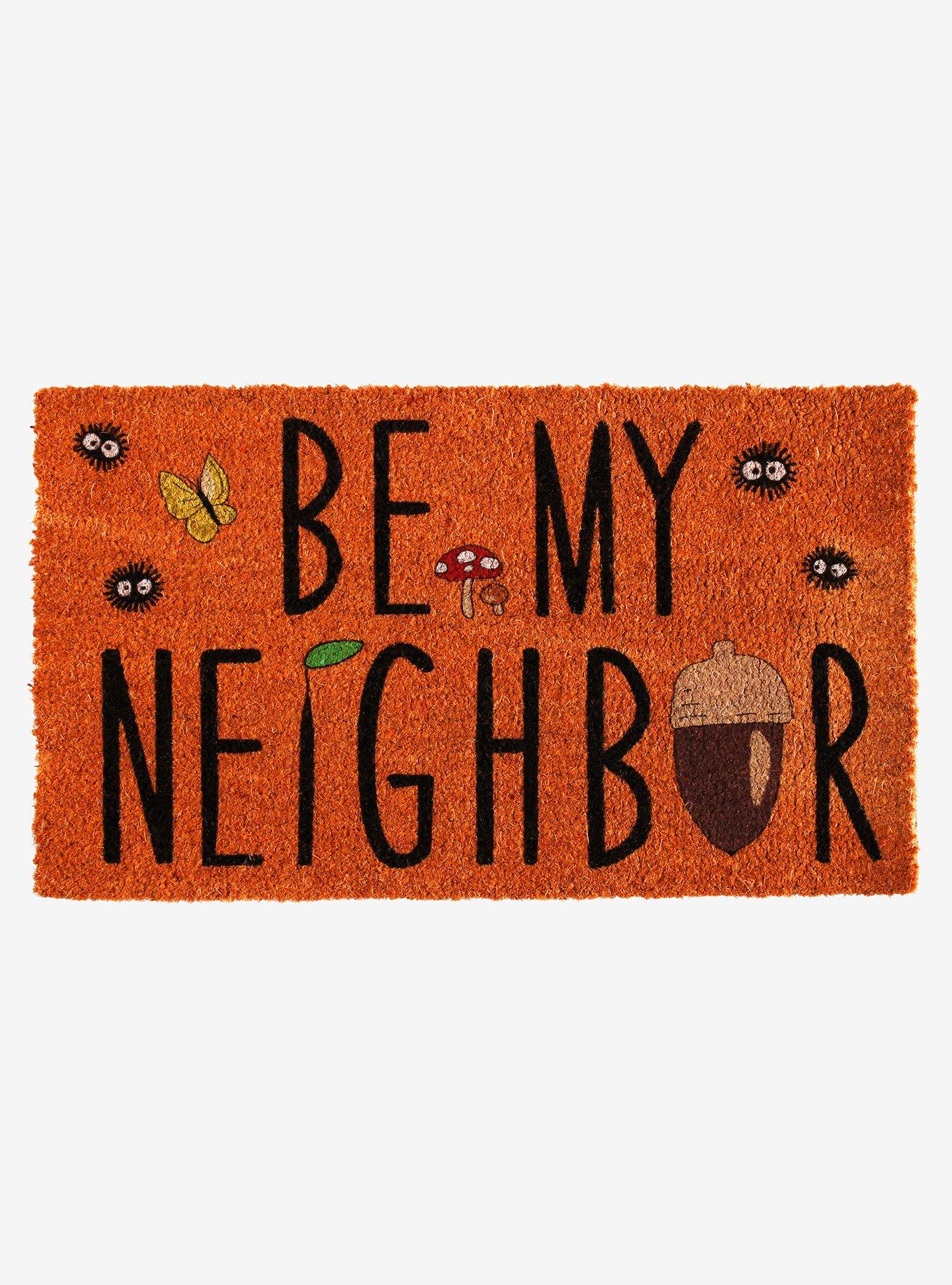 Studio Ghibli My Neighbor Totoro Soot Sprites Be My Neighbor Door Mat, , hi-res