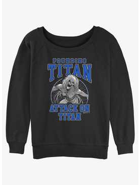 Attack on Titan Founding Titan Ymir Girls Slouchy Sweatshirt, , hi-res