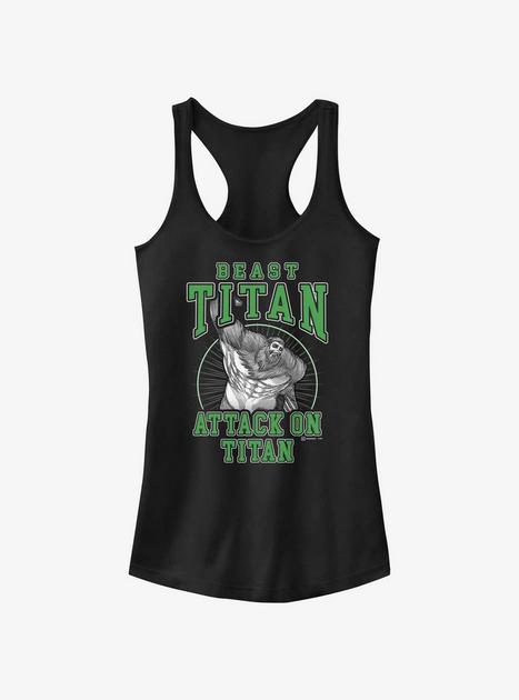 Attack on Titan Beast Titan Zeke Girls Tank - BLACK | Hot Topic