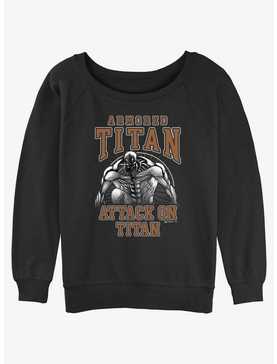 Attack on Titan Armored Titan Reiner Womens Slouchy Sweatshirt, , hi-res
