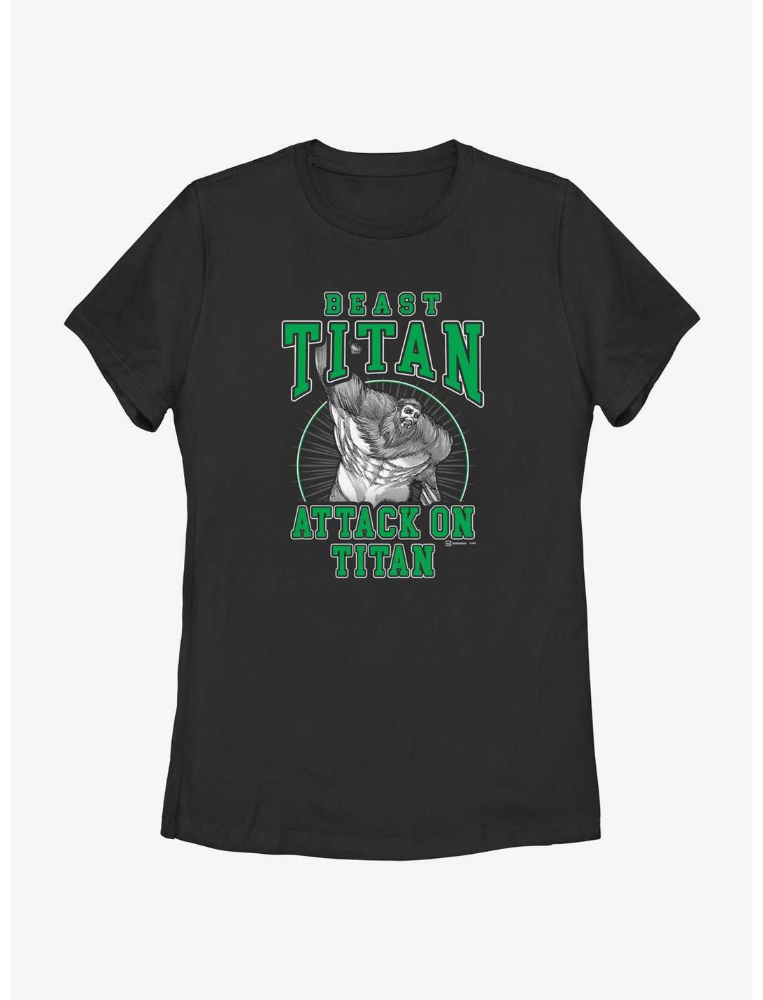 Attack on Titan Beast Titan Zeke Womens T-Shirt, BLACK, hi-res