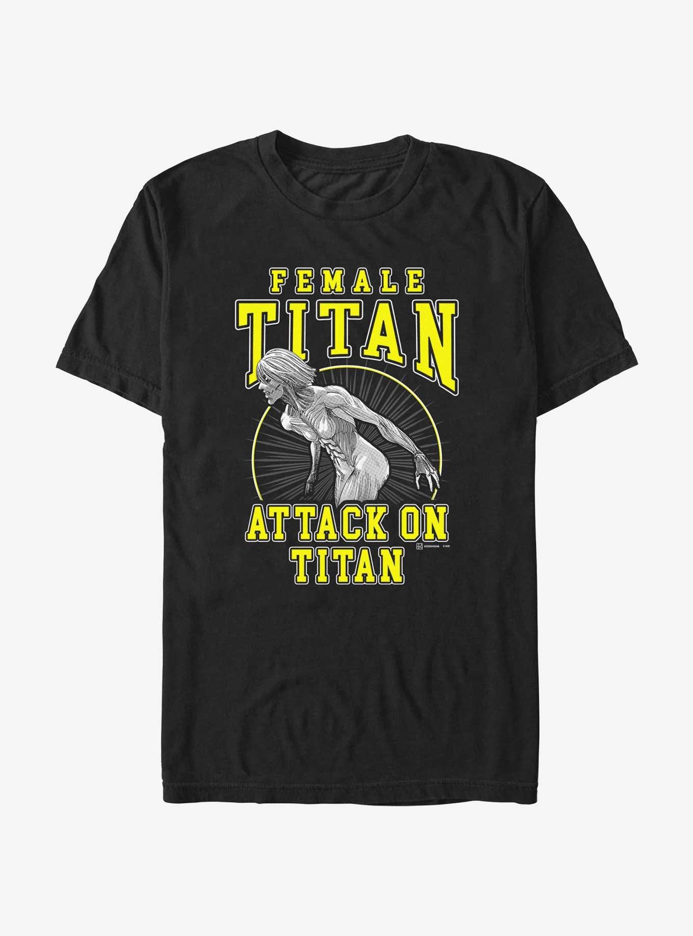 Attack on Titan Female Titan Annie T-Shirt, BLACK, hi-res