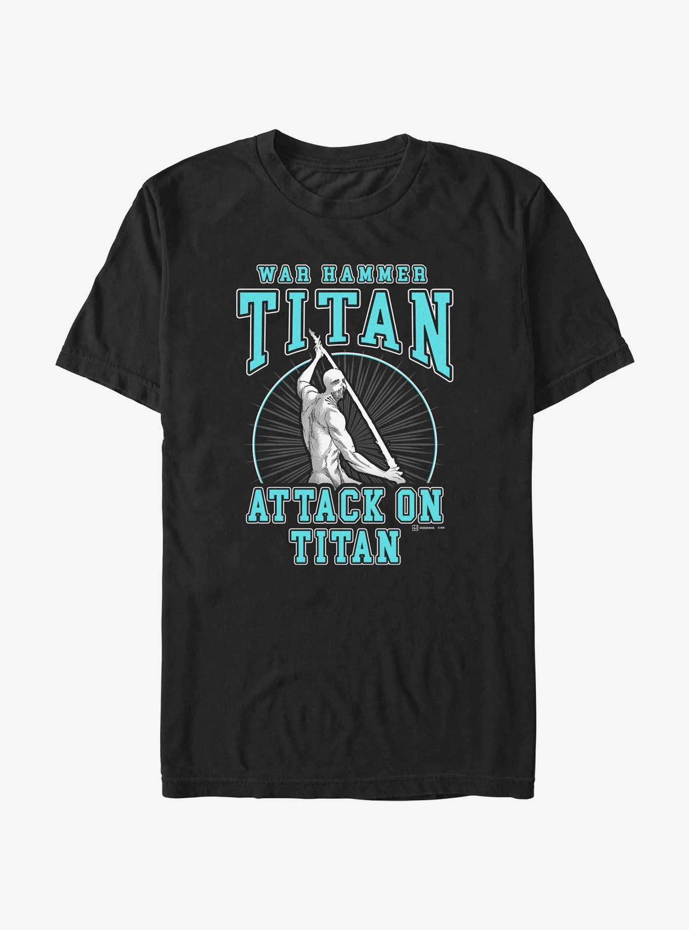 Attack on Titan War Hammer Titan Lara Tybur T-Shirt, BLACK, hi-res
