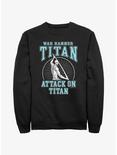 Attack on Titan War Hammer Titan Lara Tybur Sweatshirt, BLACK, hi-res