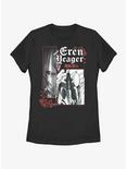 Attack on Titan Goth Colossal Titan Eren Womens T-Shirt, BLACK, hi-res