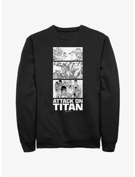 Attack on Titan Annie vs Reiner Panels Sweatshirt, , hi-res