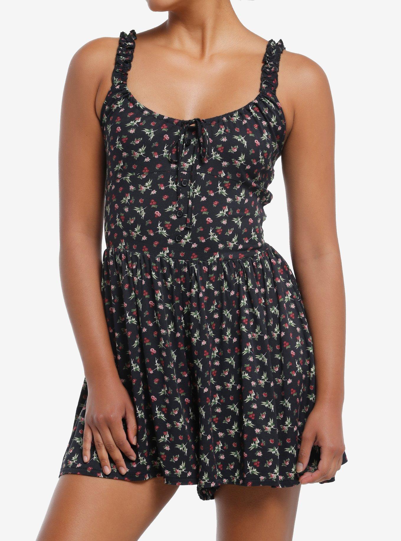 Thorn & Fable Fairy Floral Romper, , hi-res