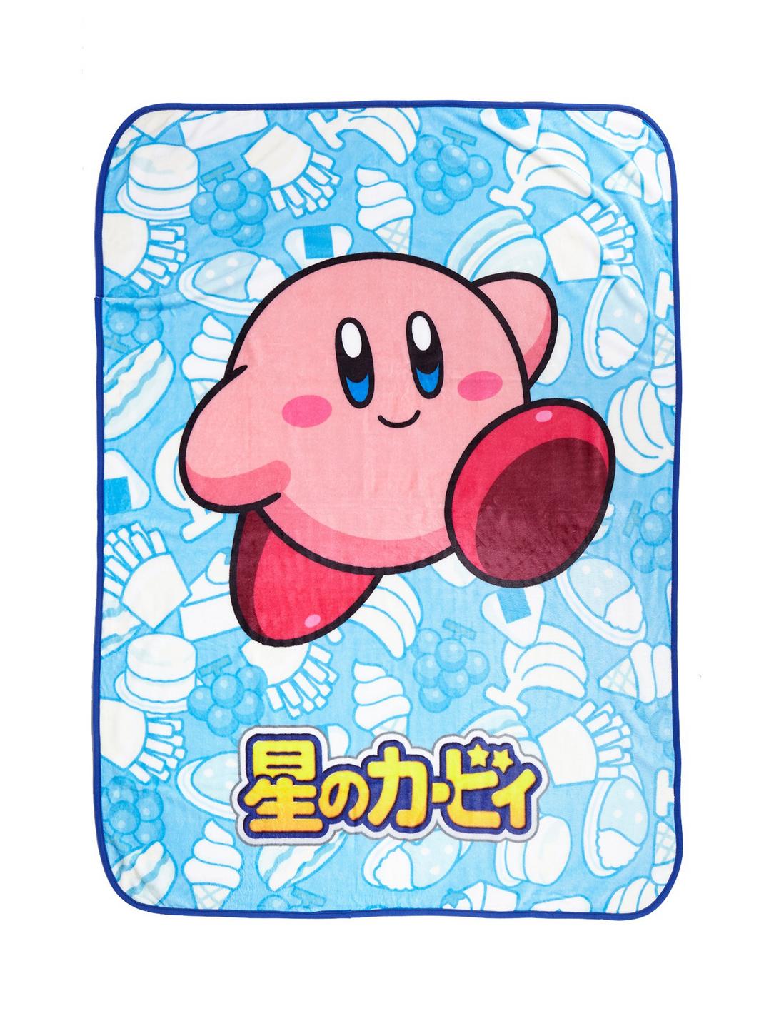 Kirby Blue Snacks Throw Blanket, , hi-res