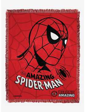 Marvel Spider-Man Classic Spidey Jacquard Throw, , hi-res