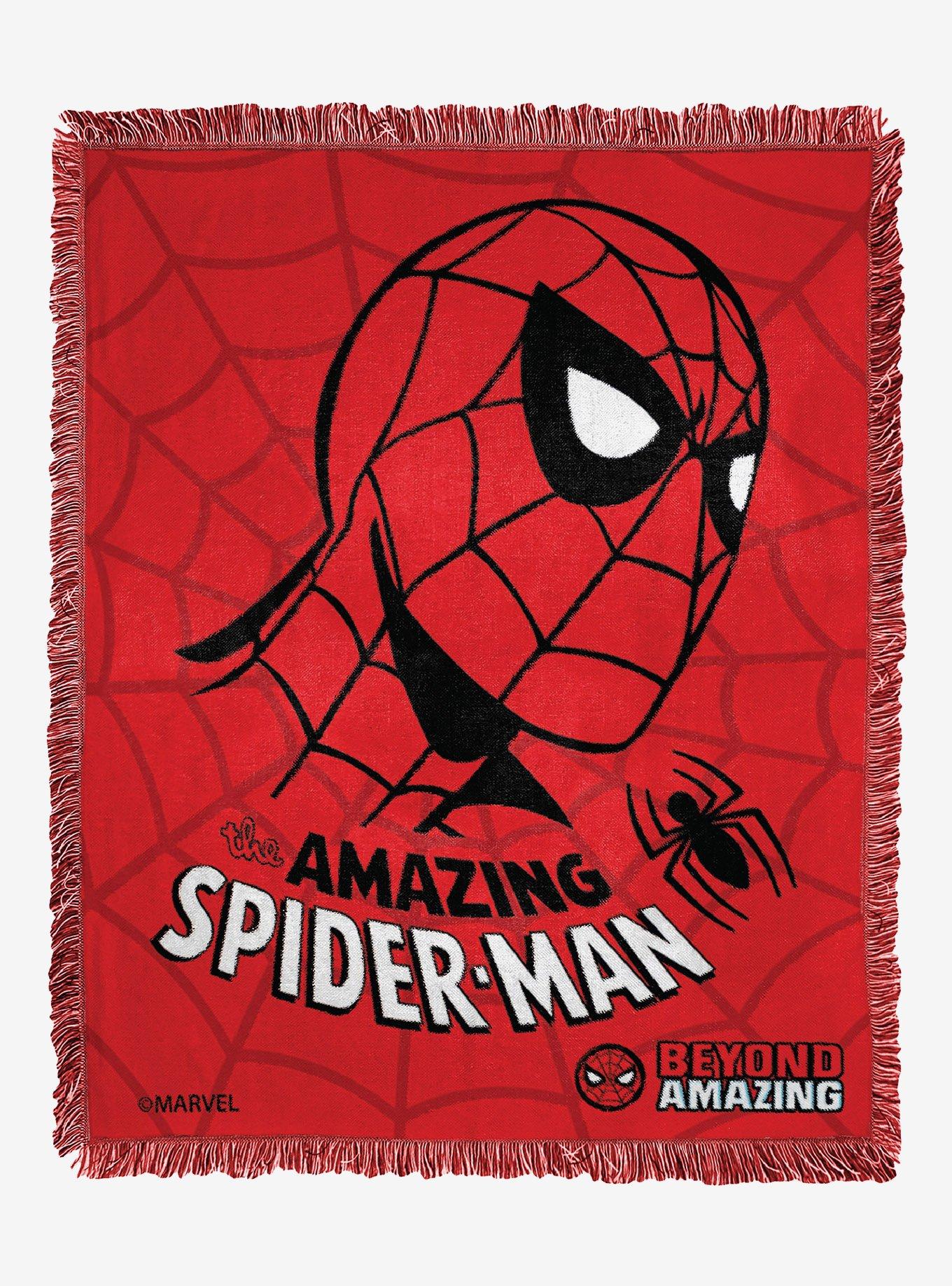 Marvel Spider-Man Classic Spidey Jacquard Throw, , hi-res