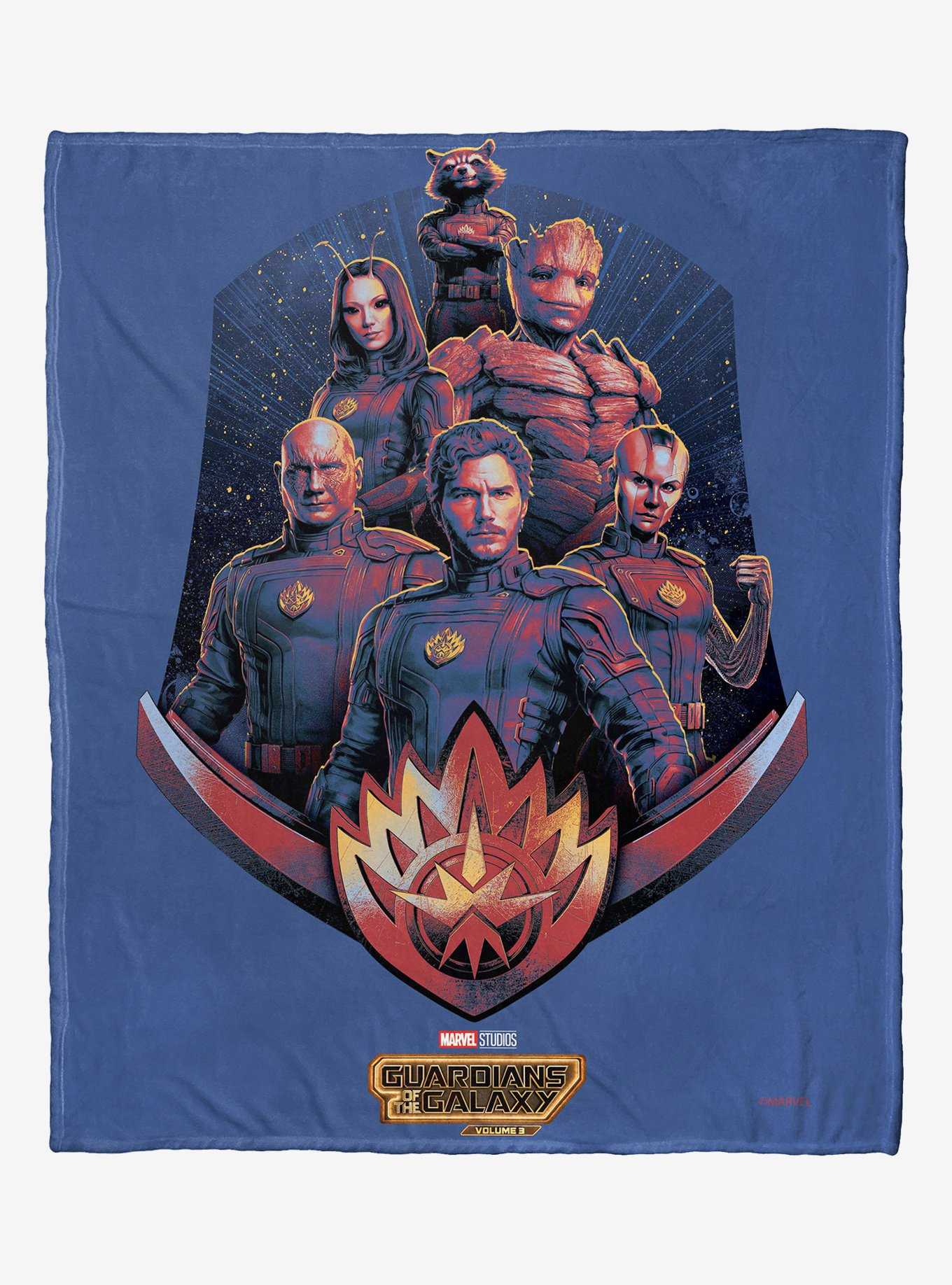 Marvel Guardians of the Galaxy: Vol. 3 Guardians Together Silk Touch Throw Blanket, , hi-res