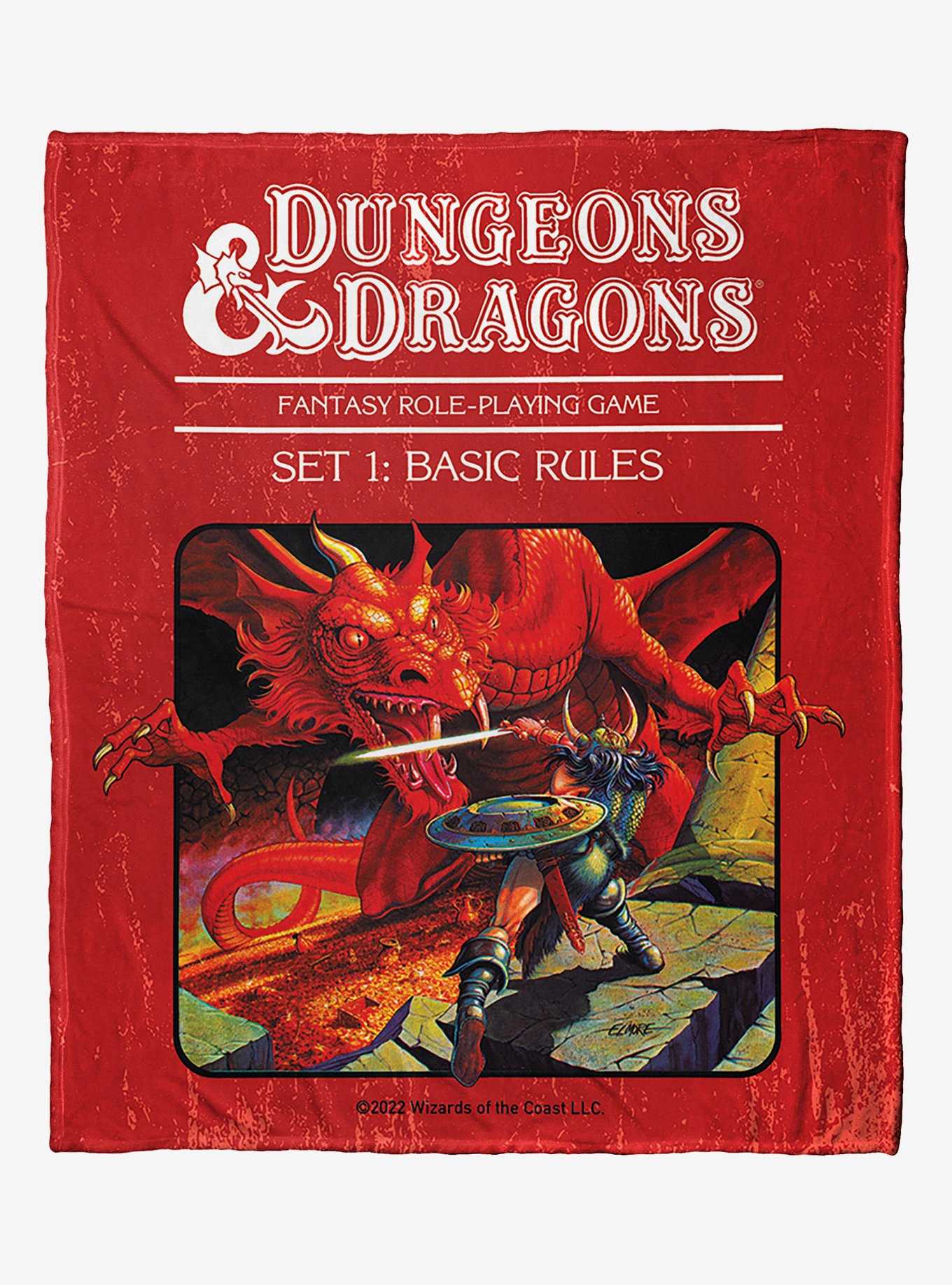 Dungeons & Dragons Fantasy Game Silk Touch Throw Blanket, , hi-res