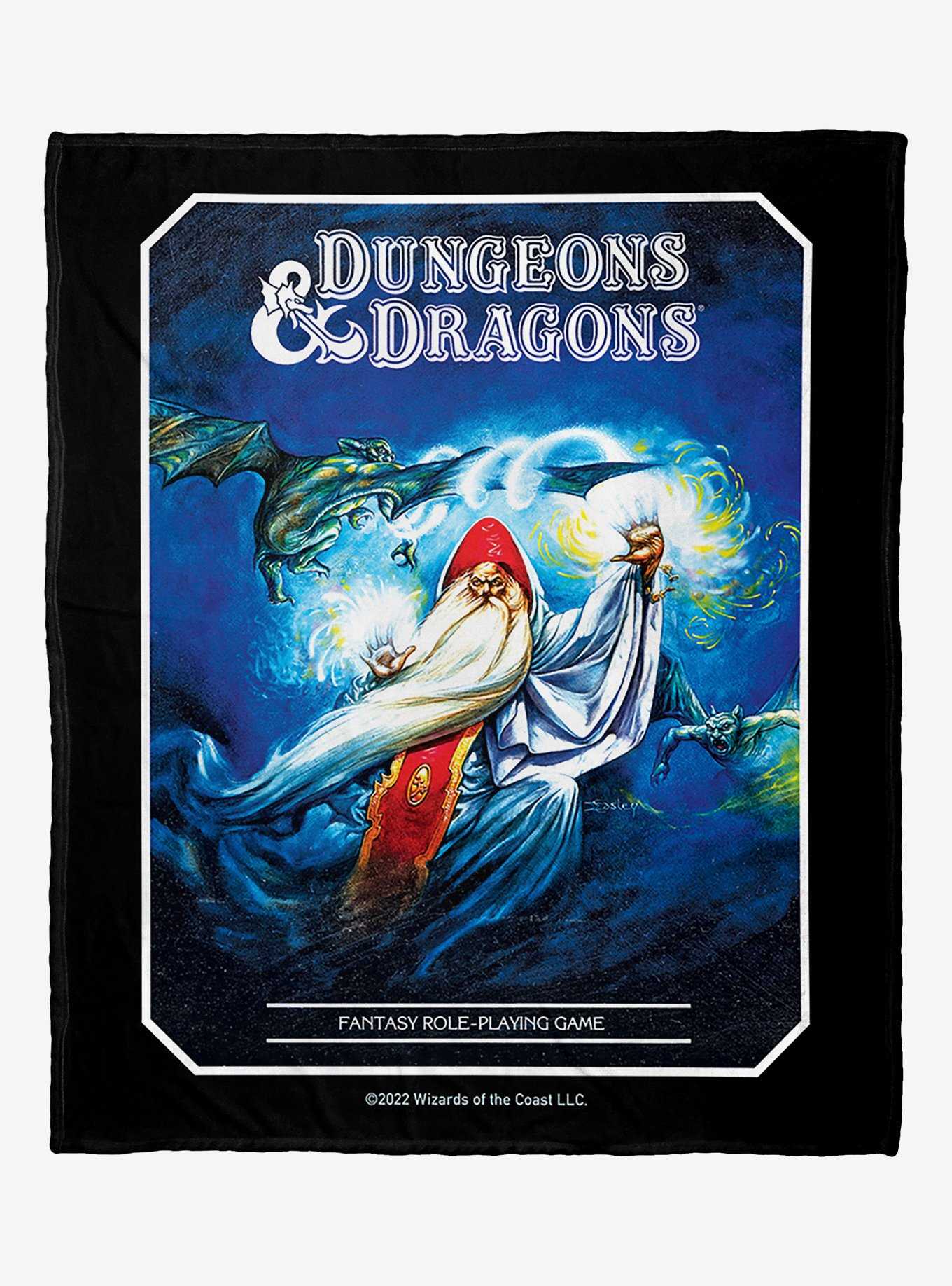 Dungeons & Dragons Wizards and Dragons Silk Touch Throw Blanket, , hi-res