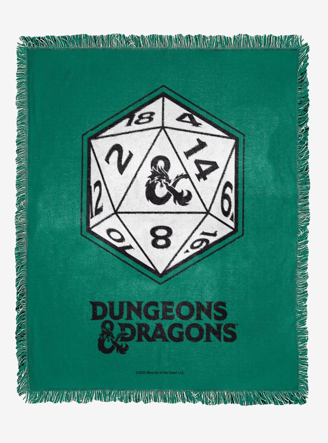 Dungeons & Dragons Dice Jacquard Throw, , hi-res