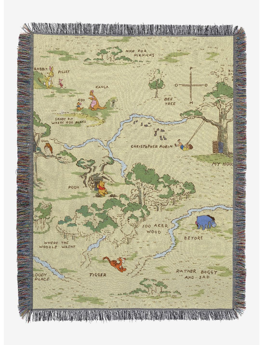 Disney Winnie The Pooh Hundred Acre Woods Tapestry Throw, , hi-res