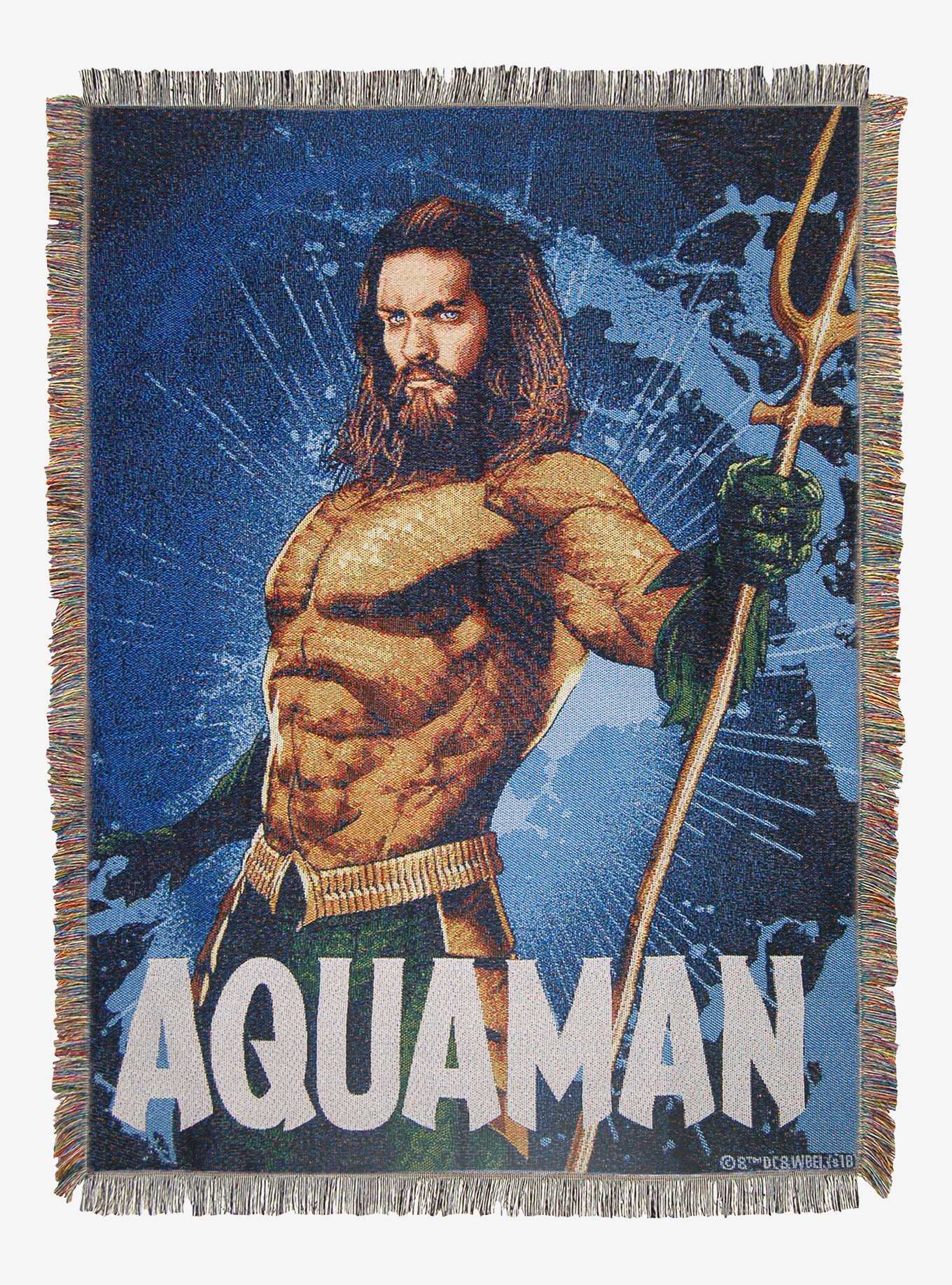 DC Comics Aquaman Deep Waters Tapestry, , hi-res