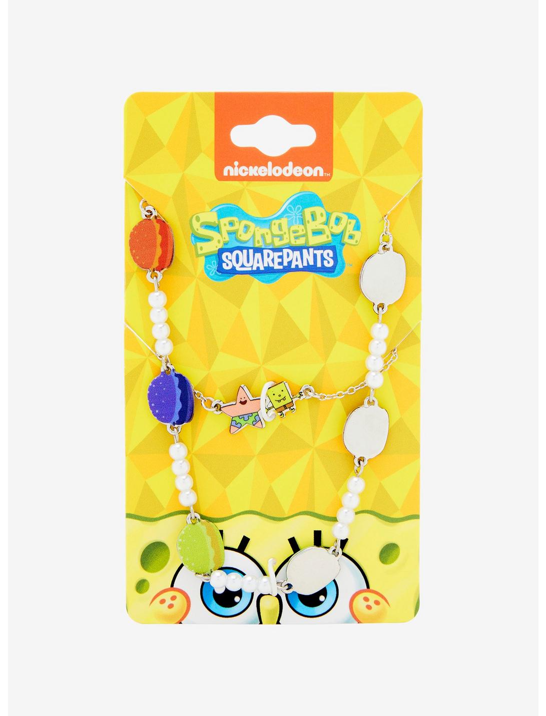 SpongeBob SquarePants Patrick and SpongeBob Krabby Patty Necklace Set — BoxLunch Exclusive, , hi-res