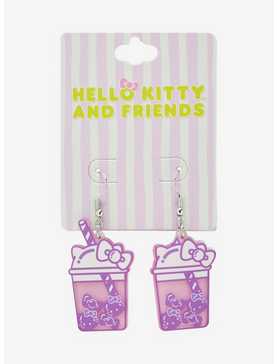 Sanrio Hello Kitty and Friends Hello Kitty Boba Cup Earrings - BoxLunch Exclusive, , hi-res