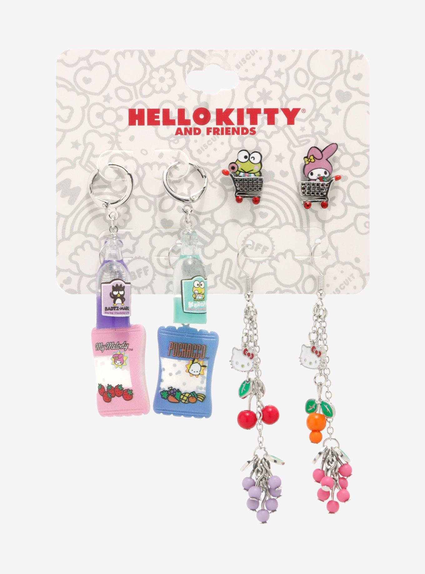 Sanrio Hello Kitty and Friends Kawaii Mart Mix and Match Earring Set - BoxLunch Exclusive, , hi-res