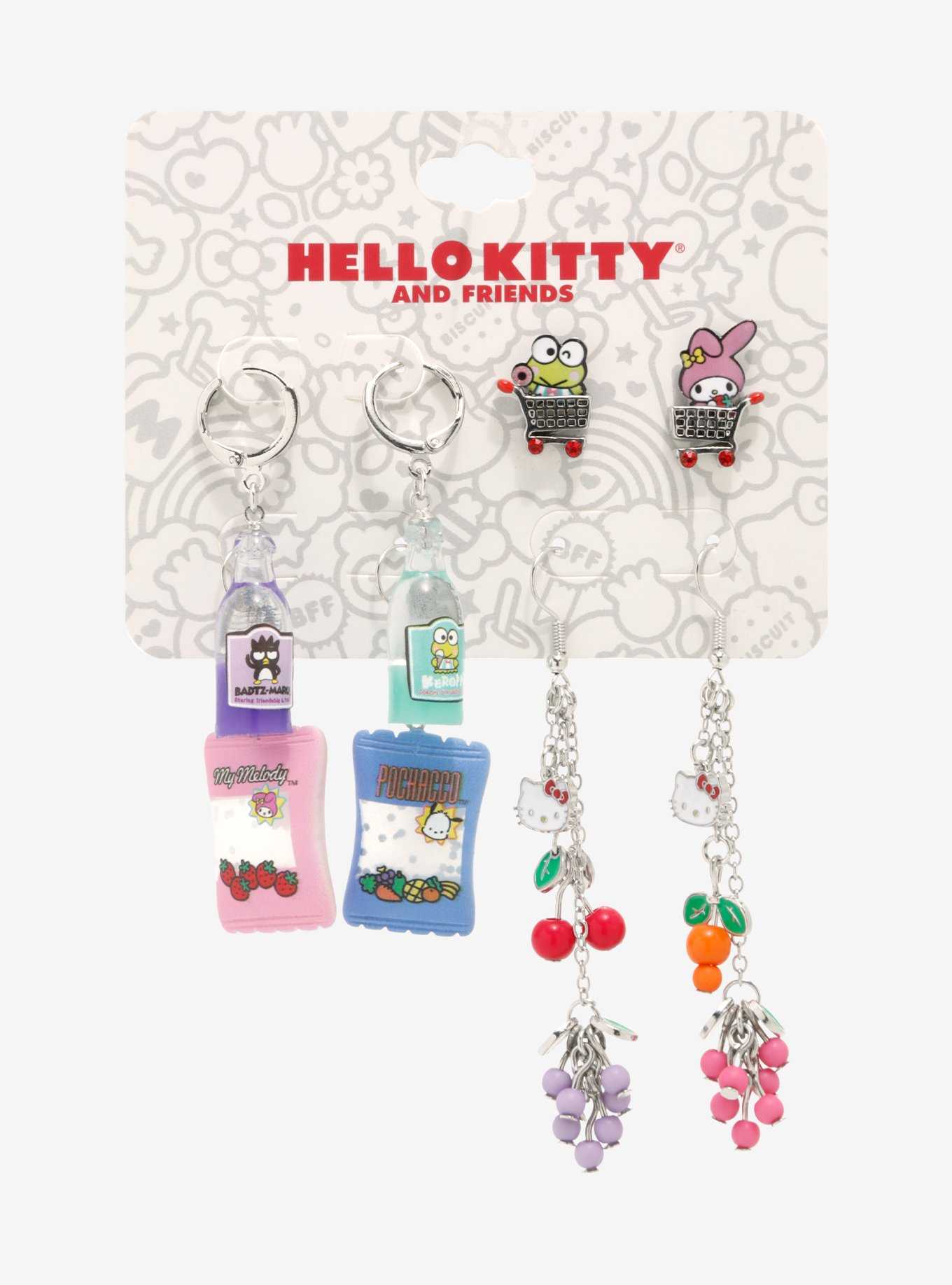 Sanrio Hello Kitty and Friends Kawaii Mart Mix and Match Earring Set - BoxLunch Exclusive, , hi-res