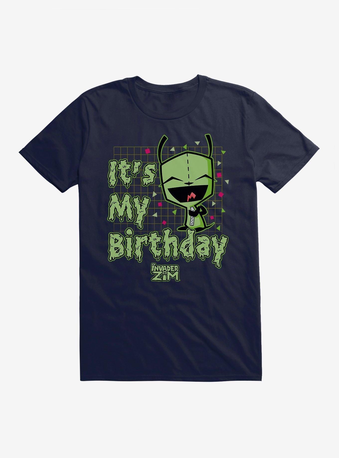 Invader Zim It's My Birthday GIR TShirt Hot Topic
