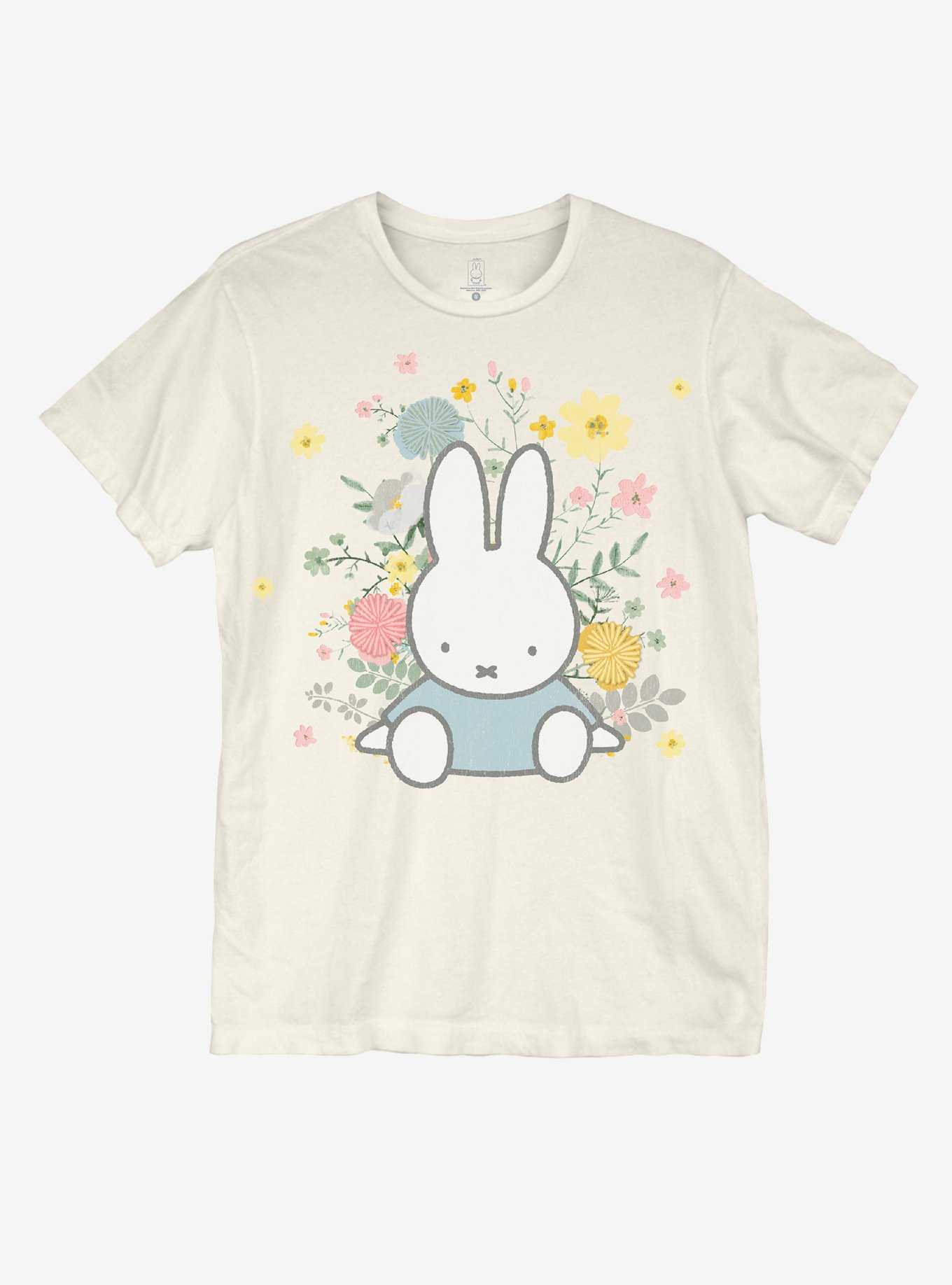 Miffy Floral Boyfriend Fit Girls T-Shirt, , hi-res