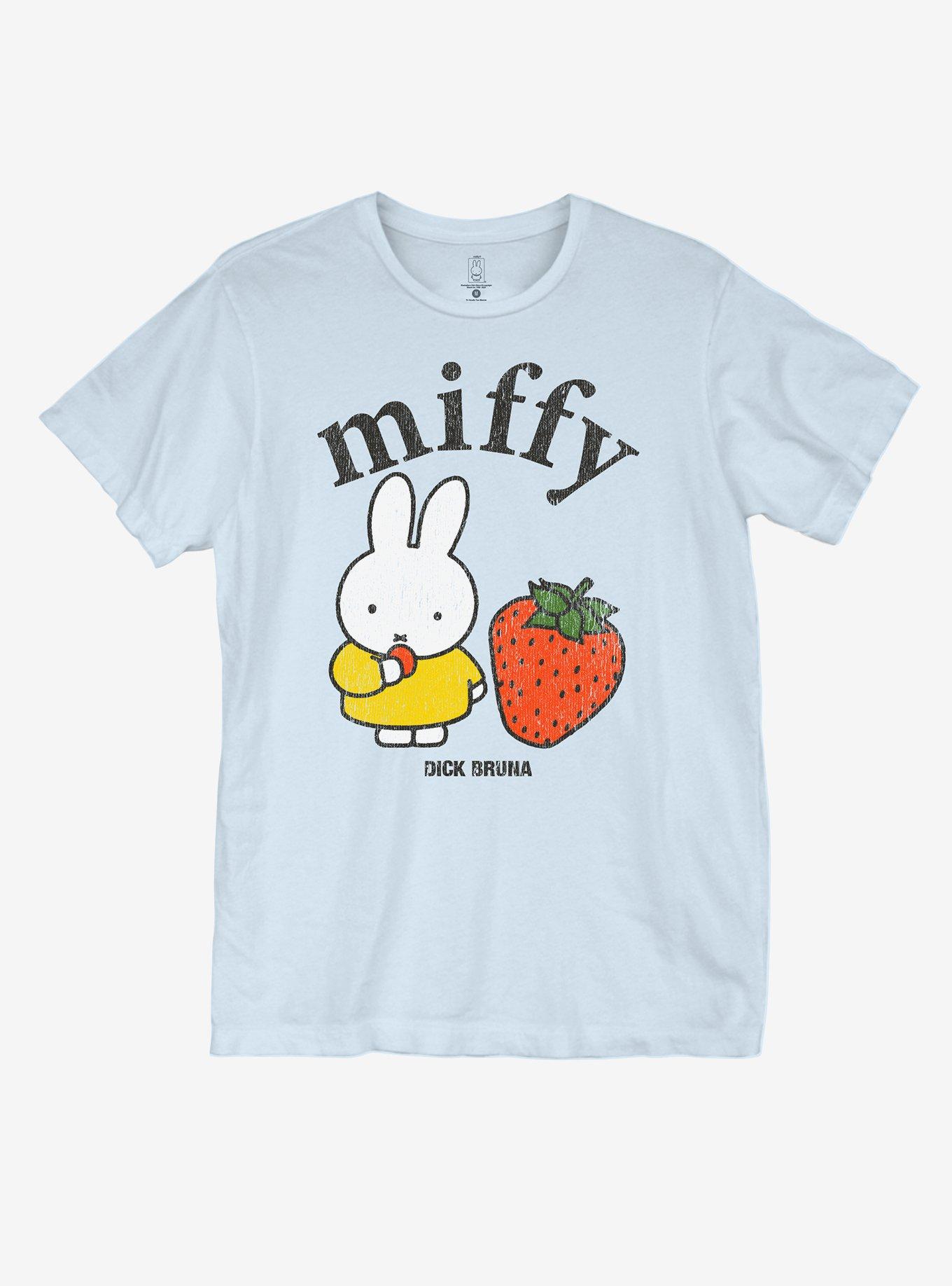 Miffy Strawberry Boyfriend Fit Girls T-Shirt, MULTI, hi-res