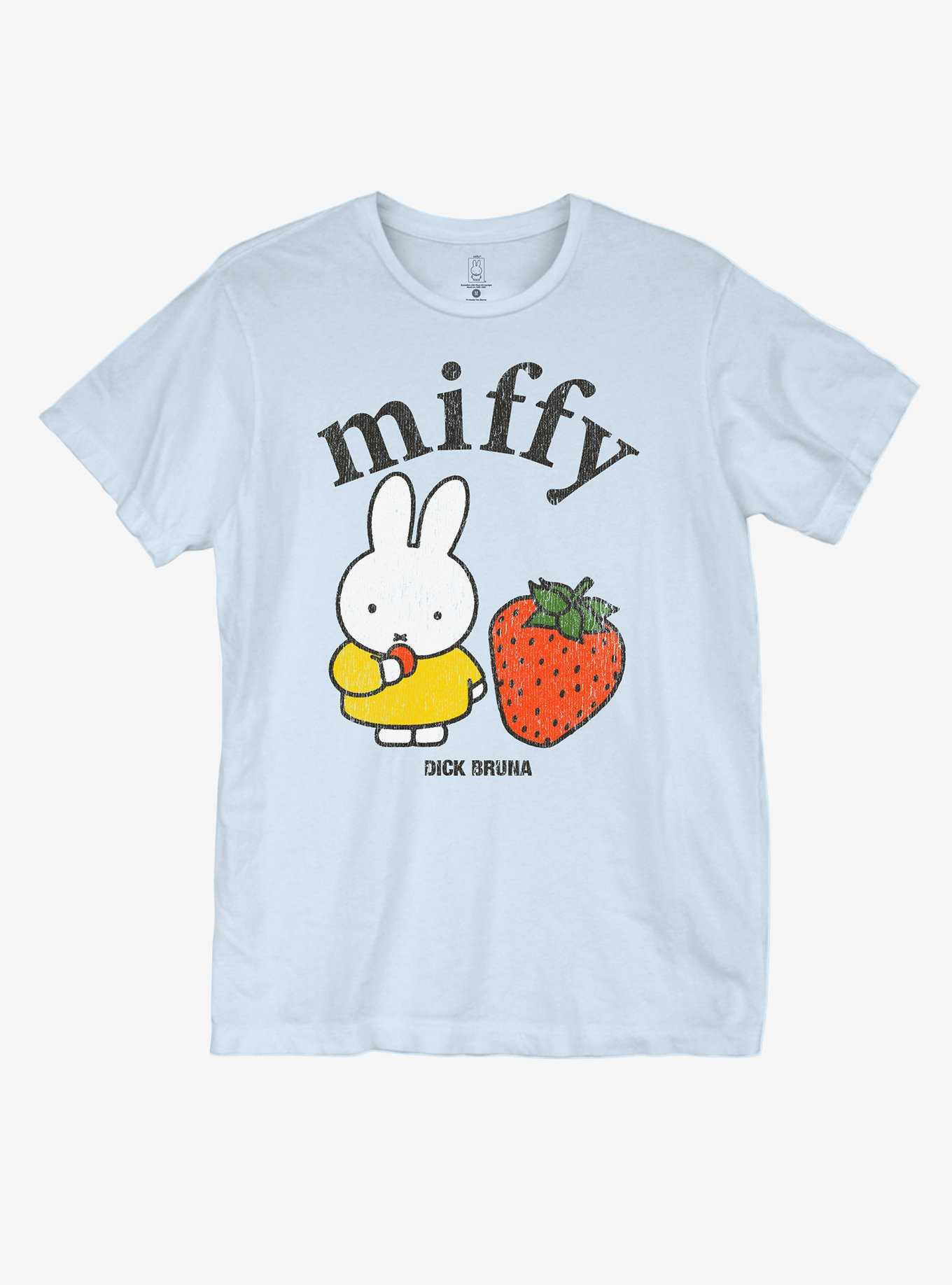 Miffy Strawberry Boyfriend Fit Girls T-Shirt, , hi-res