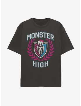 Monster High Glitter Crest Boyfriend Fit Girls T-Shirt, , hi-res