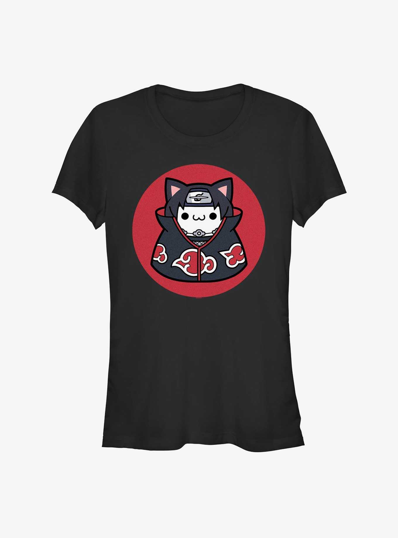Naruto Itachi Cat Uchiha Clan Girls T-Shirt, , hi-res