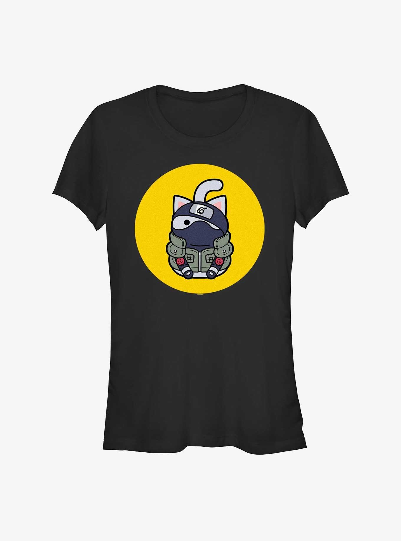 Naruto Cat Kakashi Girls T-Shirt, , hi-res