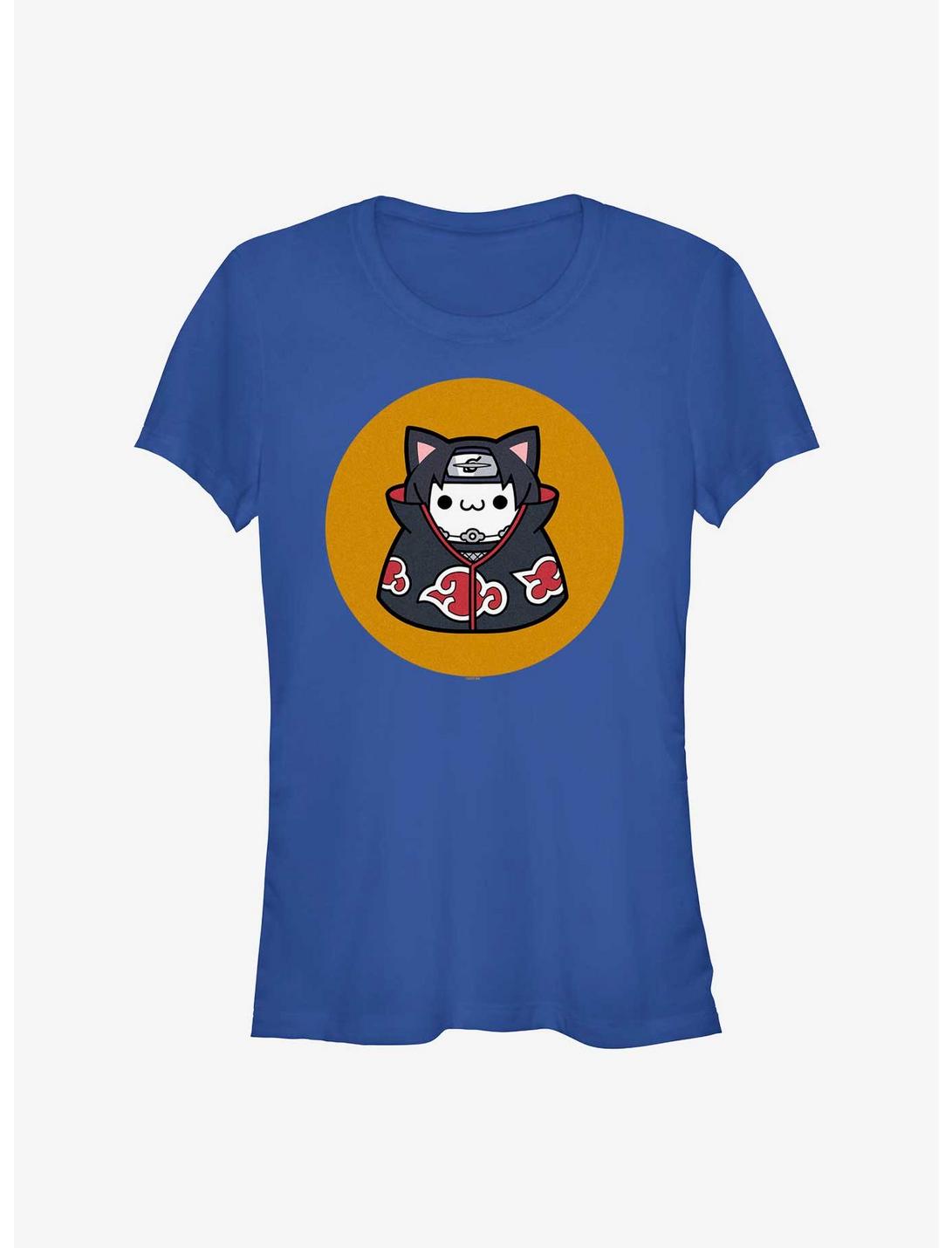 Naruto Cat Itachi Girls T-Shirt, ROYAL, hi-res