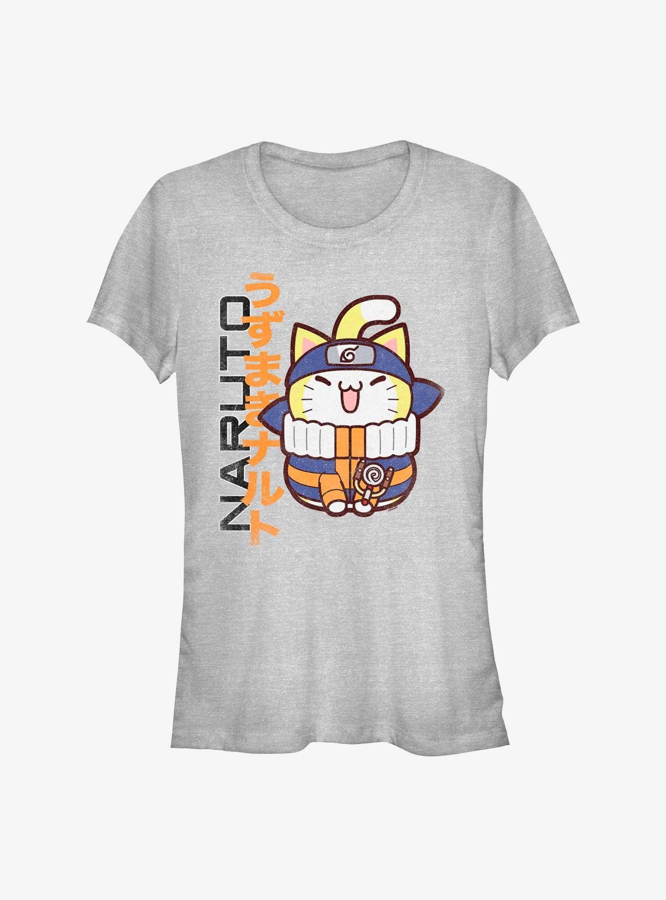 Naruto Ninja Cat Naruto Girls T-Shirt, ATH HTR, hi-res