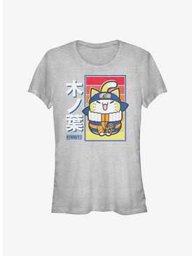 Naruto Nyaruto Cat Sunset Leaf Village Girls T-Shirt, , hi-res