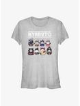 Naruto Nyaruto Cat Lineup Girls T-Shirt, ATH HTR, hi-res