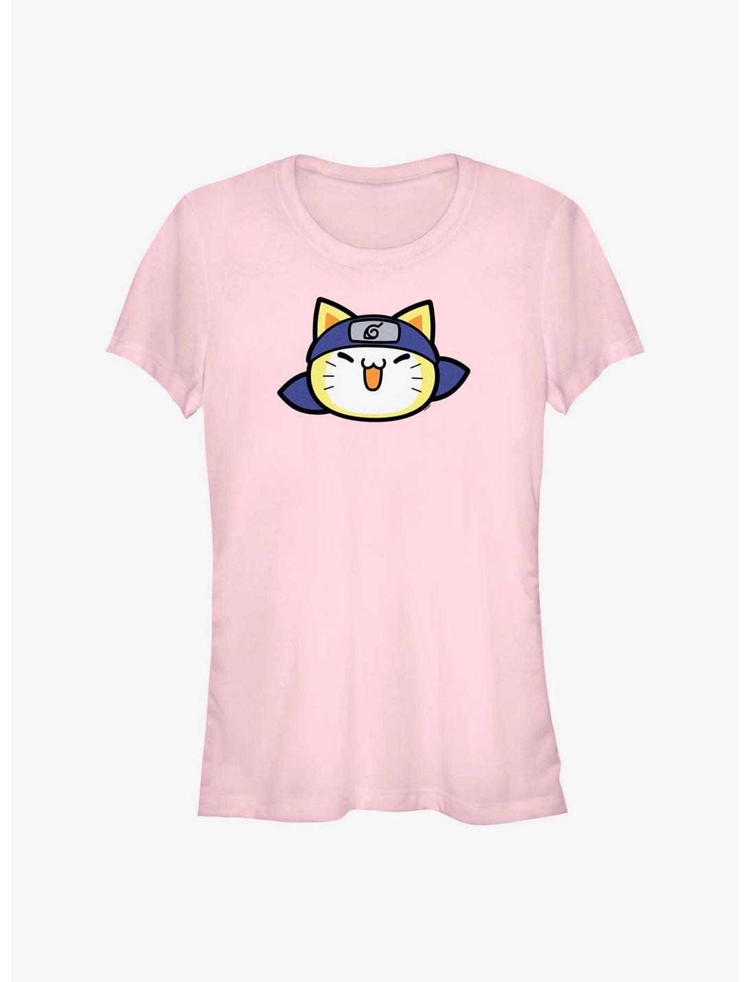 Naruto Naruto Cat Face Girls T-Shirt, LIGHT PINK, hi-res