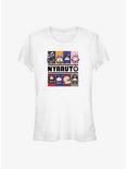 Naruto Nyaruto Cats Meow Girls T-Shirt, WHITE, hi-res