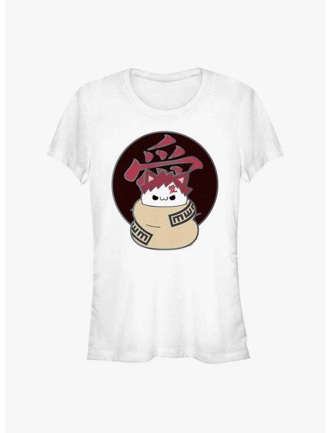 Naruto Gaara Cat Girls T-Shirt, WHITE, hi-res