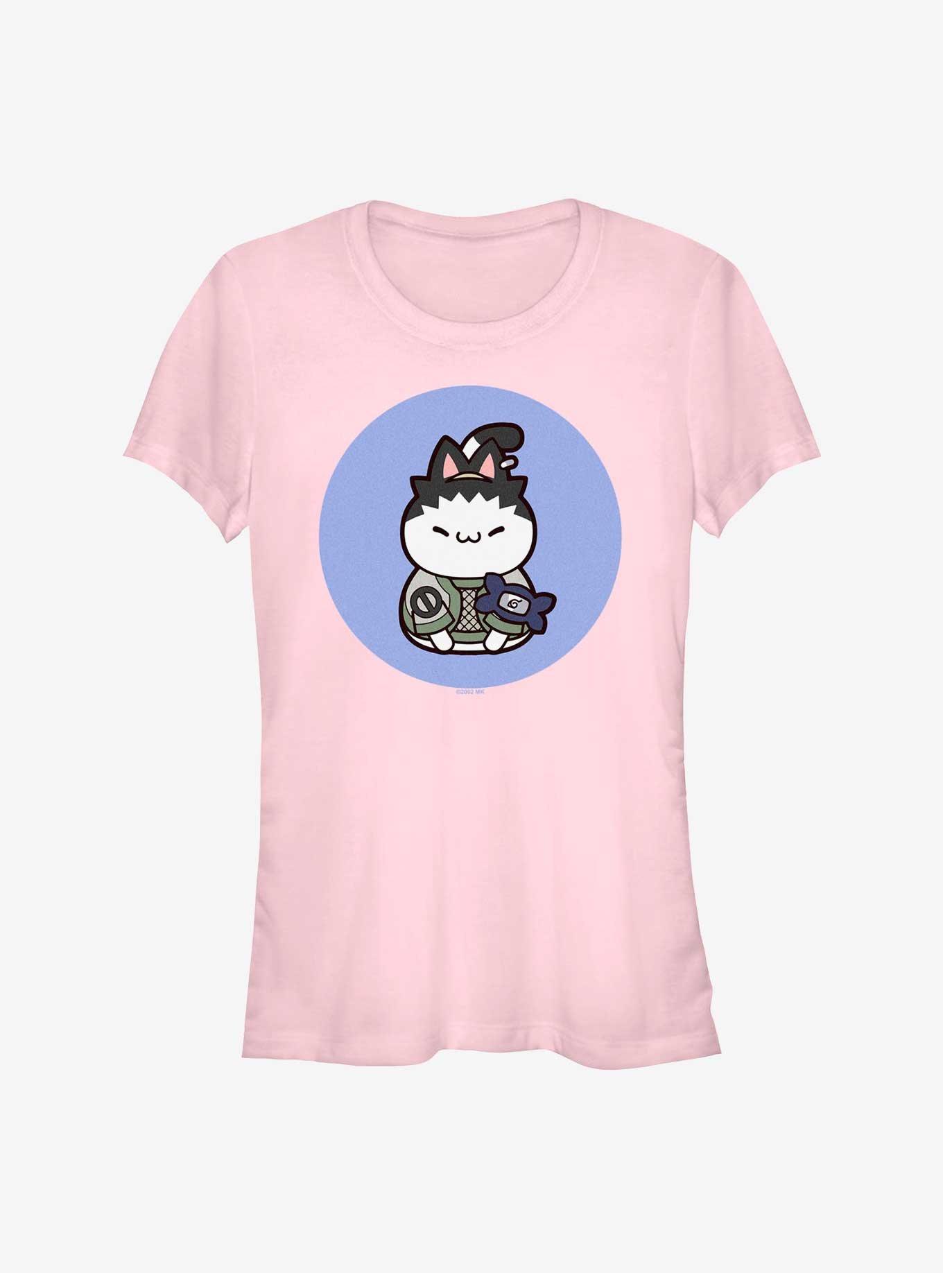 Naruto Cat Shikamaru Girls T-Shirt, LIGHT PINK, hi-res