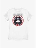 Naruto Nyaruto Itachi Cat Womens T-Shirt, WHITE, hi-res