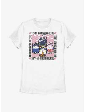 Naruto Nyaruto Team Kakashi Cats Womens T-Shirt, , hi-res