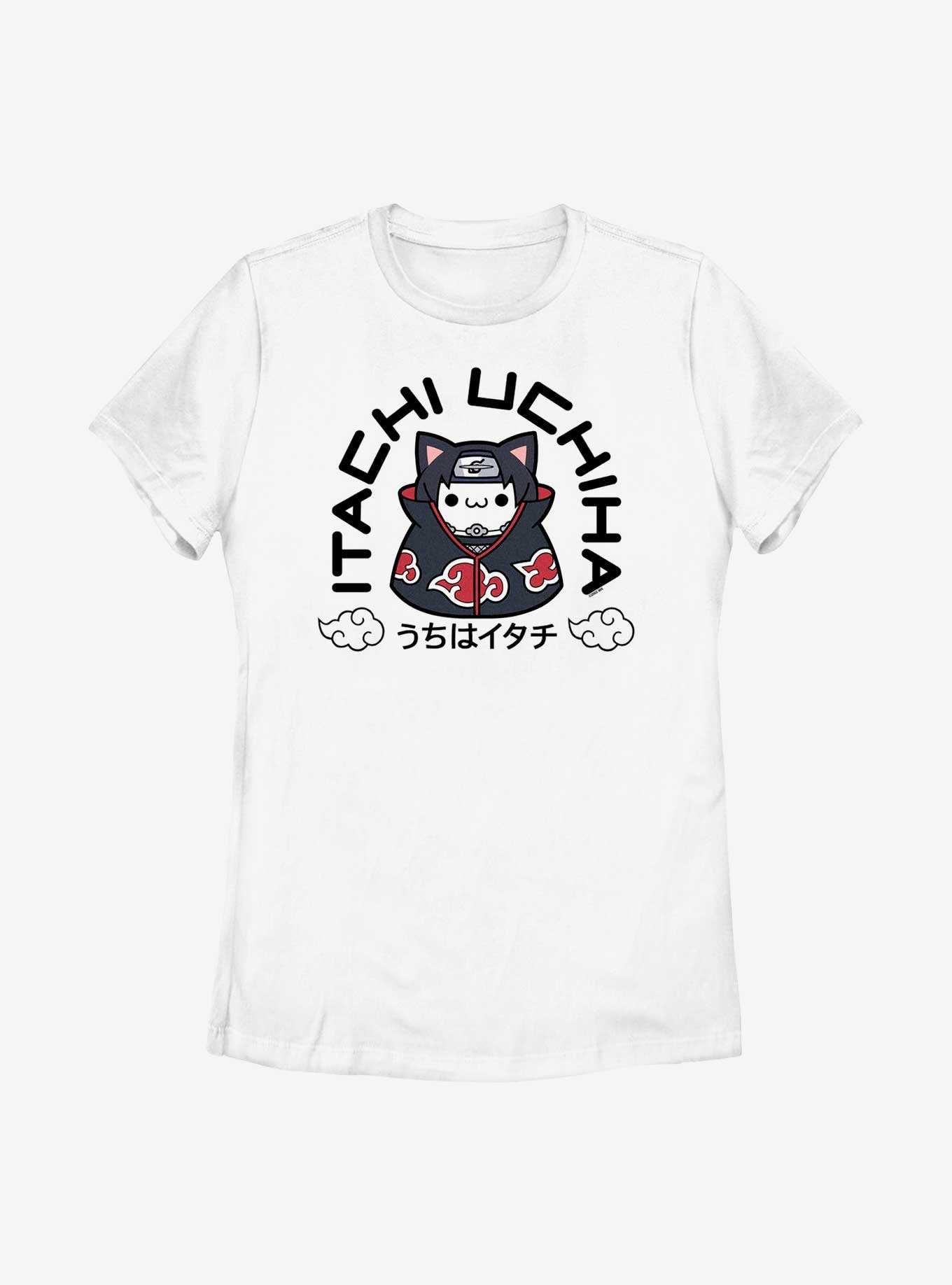 Naruto Itachi Uchiha Cat Womens T-Shirt, , hi-res