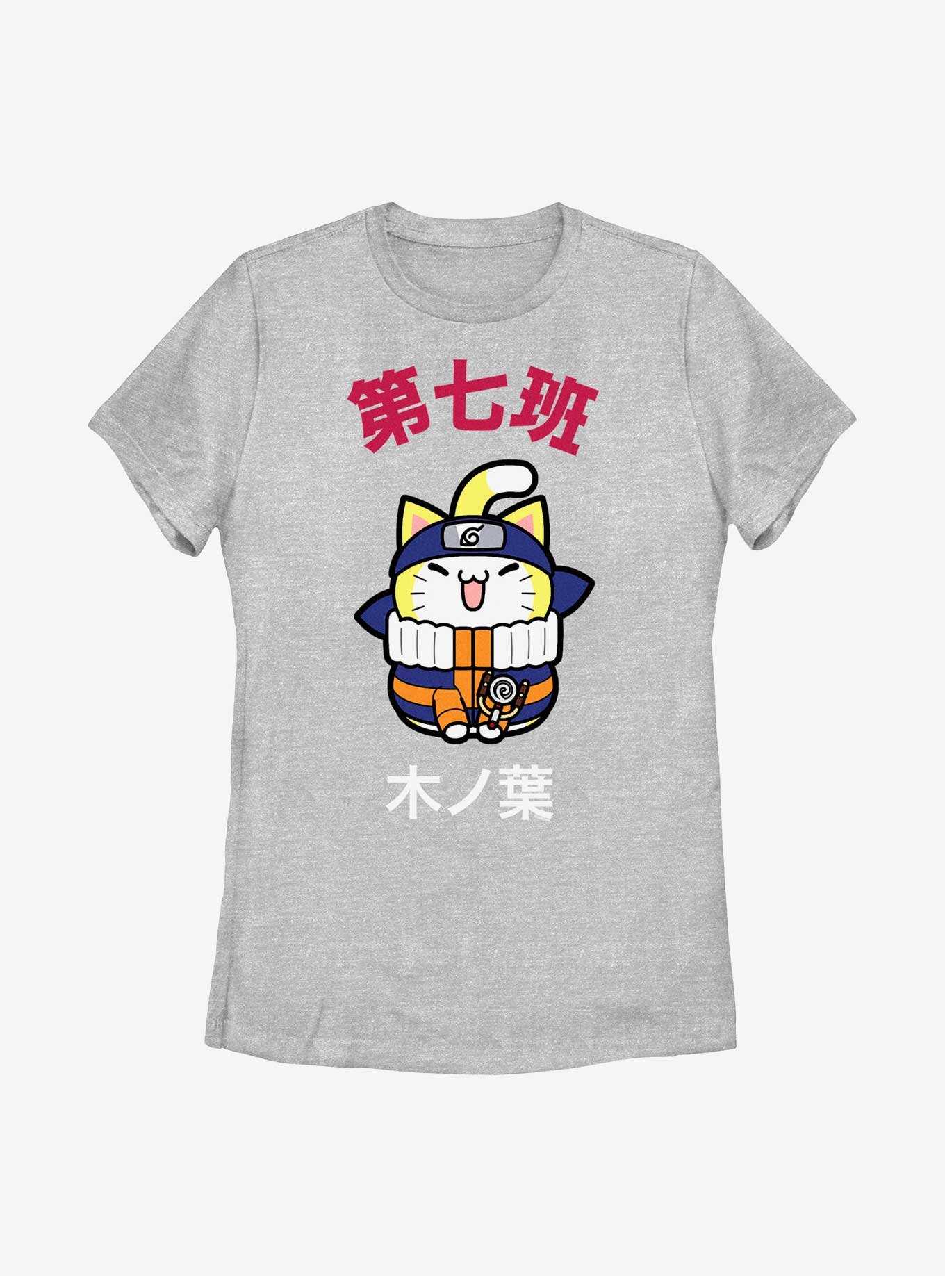 Naruto Nyaruto Cat Womens T-Shirt, , hi-res